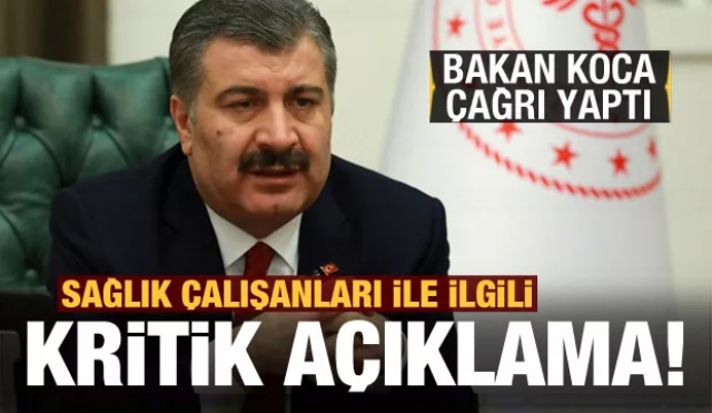Bakan Koca'dan kritik kanun teklifi açıklaması!