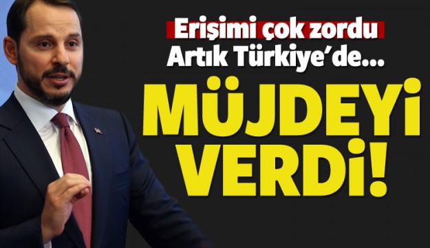 Bakan müjdeyi verdi! Artık Türkiye'de üretilecek