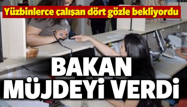 Bakan Sarıeroğlu müjdeyi verdi!