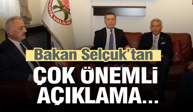 Bakan Selçuk Isparta'da açıklamalarda bulundu "Eğitime Türkiye’nin en büyük çözümü olarak bakıyoruz" 