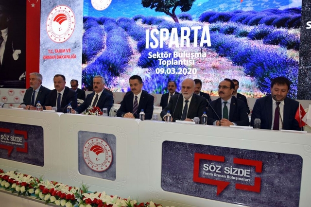 BAKAN PAKDEMİRLİ ISPARTA’DA SEKTÖR TEMSİLCİLERİ İLE BULUŞTU