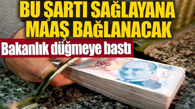 Bakanlık Maaş Bağlayacak