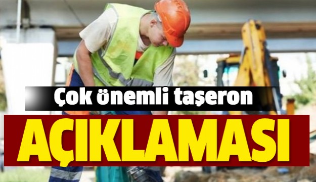 Bakanlıktan yeni taşeron genelgesi