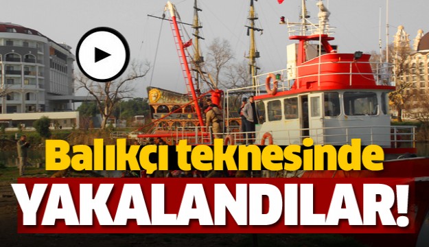 Balıkçı teknesinde 208 kaçak göçmen yakalandı