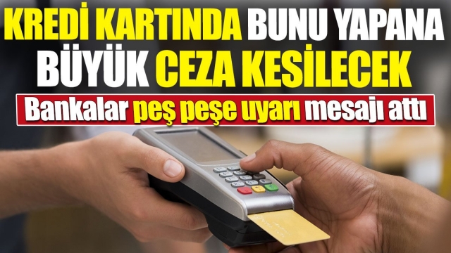 Bankalardan Uyarı Mesajları