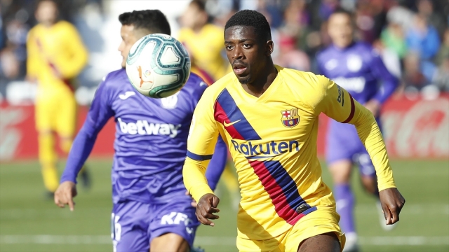 Barcelona'da sakatlanan Dembele 10 hafta sahalardan uzak kalacak