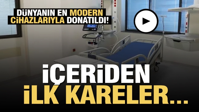 Başakşehir Şehir Hastanesi'nin ilk etabı hizmete girdi! İçeriden ilk fotoğraflar...