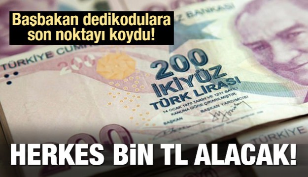 Başbakan bayram ikramiyesine son noktayı koydu!