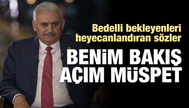 Başbakan Yıldırım'dan bedelli askerlik açıklaması