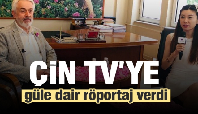 Başdeğirmen, Çin TV’sine güle dair röportaj verdi