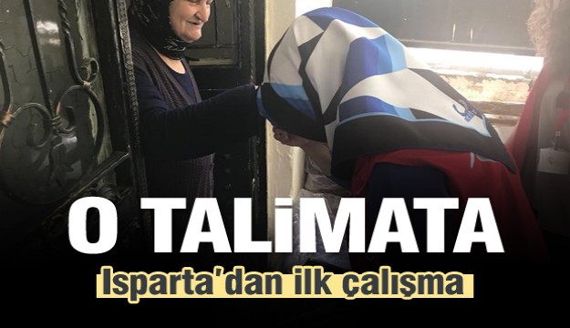 Başkan Erdoğan talimat vermişti...Isparta'dan ilk çalışma geldi