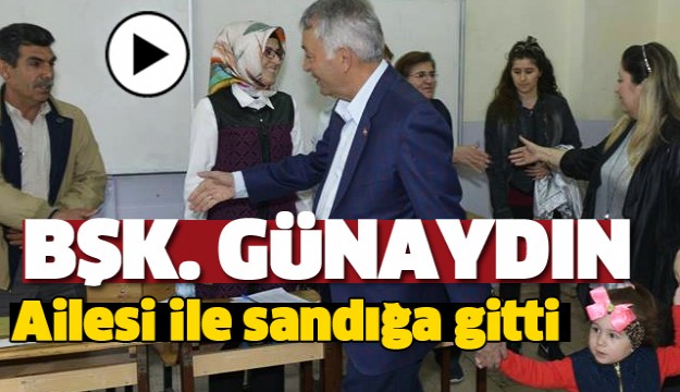BAŞKAN GÜNAYDIN AİLESİ İLE 
BİRLİKTE SANDIK BAŞINA GİTTİ
