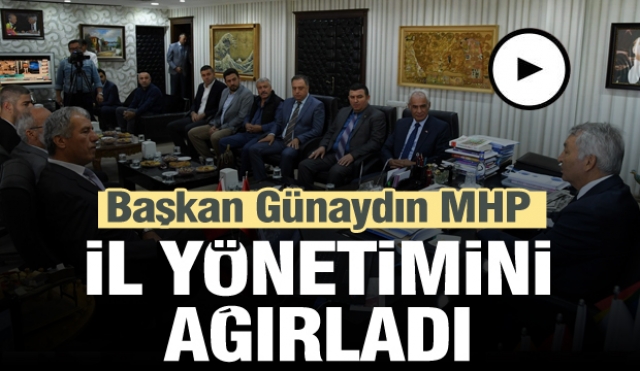 Başkan Günaydın, Isparta MHP il yönetimini ağırladı  