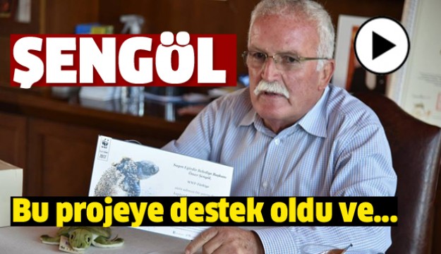 BAŞKAN ŞENGÖL O PROJEYE DESTEK OLDU VE...