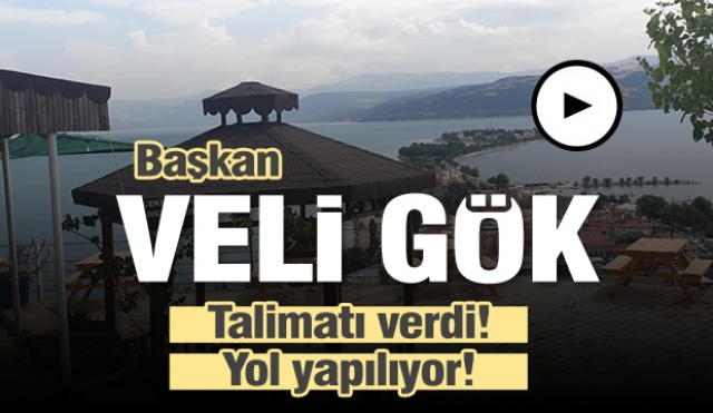 BAŞKAN VELİ GÖK TALİMATI VERDİ! YOL YAPILIYOR!