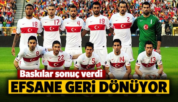 Baskılar sonuç verdi! Efsane geri dönüyor...