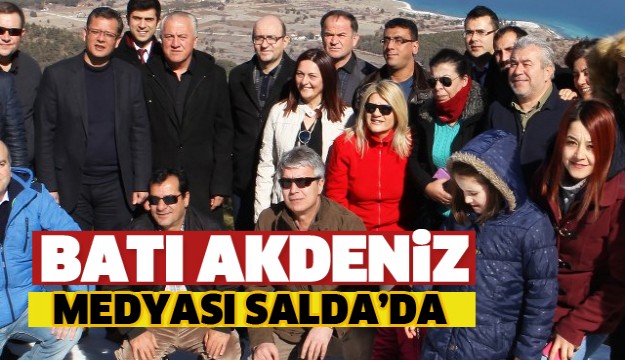 Batı Akdeniz Gazetecileri Salda’da Buluştu