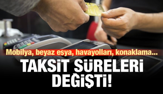 BDDK'dan mobilya ve beyaz eşyada taksit süresi kararı!