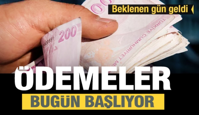 Beklenen gün geldi! Zamlı maaş ve ikramiye ödemeleri bugün başlıyor