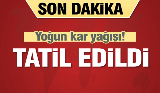 Belediye'den duyuru: eğitime ara verildi...