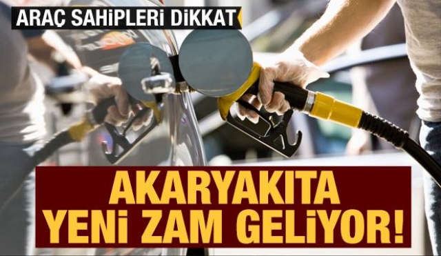 Benzine bu gece zam geliyor: Araç sahipleri dikkat