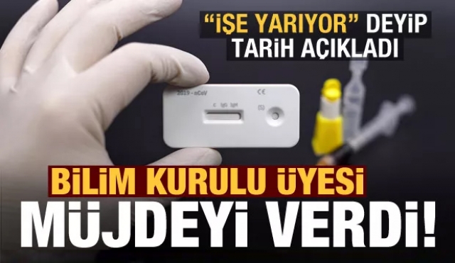 Bilim Kurulu Üyesi 'işe yarıyor' deyip tarih açıkladı! Müjdeyi verdi