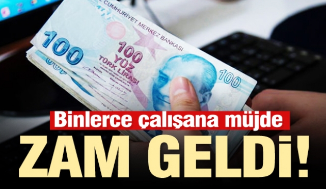 Binlerce çalışanı ilgilendiriyor!  Zam geldi 2019