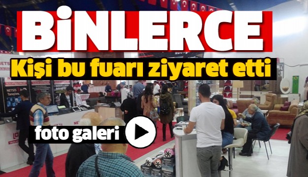 BİNLERCE KİŞİ SANTEK FUARINI ZİYARET ETTİ