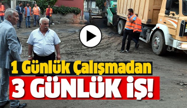 BİR GÜNLÜK ÇALIŞMADAN ÜÇ GÜNLÜK İŞ ÇIKIYOR