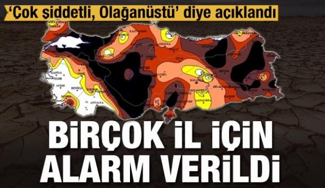 Birçok il için alarm verildi: Meteoroloji Genel Müdürlüğü haritayı yayımladı