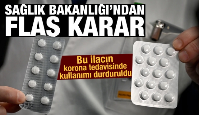 Bu ilacın koronavirüs tedavisinde kullanımı durduruldu