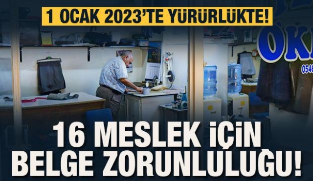 Bu meslekler için yeterlilik şartı geliyor...