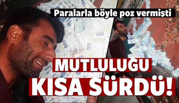 Bu mutluluk kısa sürdü! Yakalandı