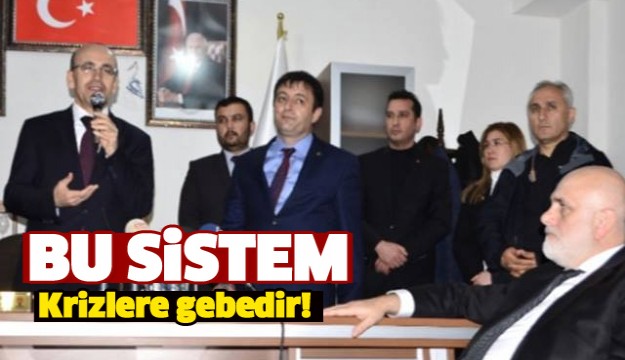 Bu sistem krizlere gebedir!