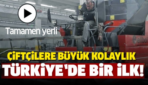 BU TARIM ARACI TÜRKİYE'DE BİR İLK!