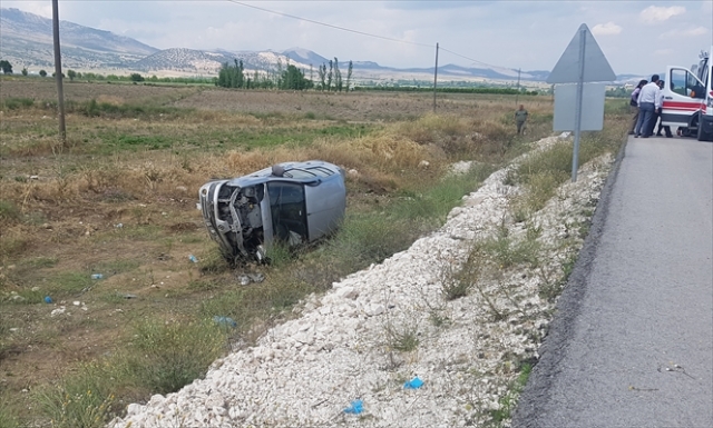 Burdur’da trafik kazası