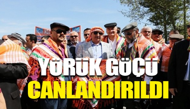 Burdur’da Yörük göçü canlandırıldı