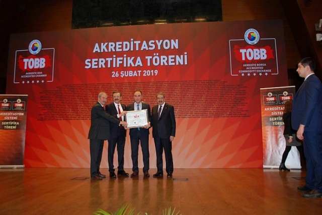 BUTSO AKREDİTE ODA SERTİFİKASINI YENİLEDİ