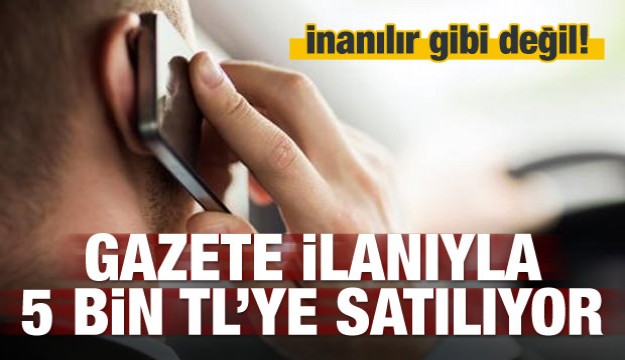 Büyük tehlike! Bilgileriniz 5 bin TL'ye satılıyor