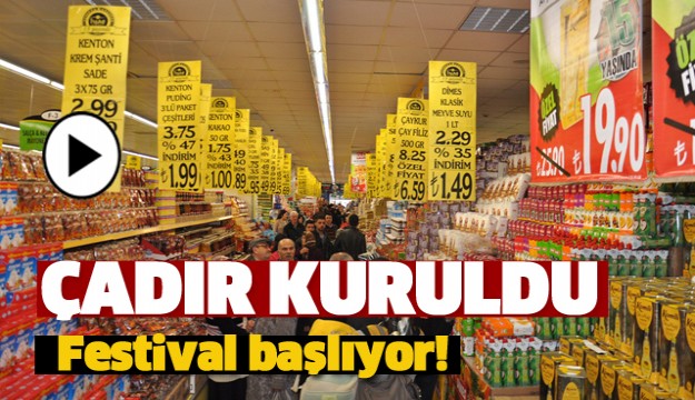 Çadır Kuruldu!Festival Başlıyor