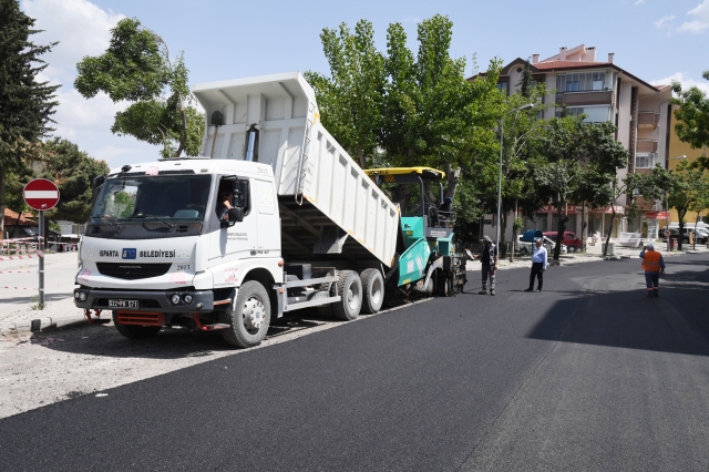 Camlı Cami, Hacılar Çeşmesi arası asfalt yenileme çalışması tamamlandı