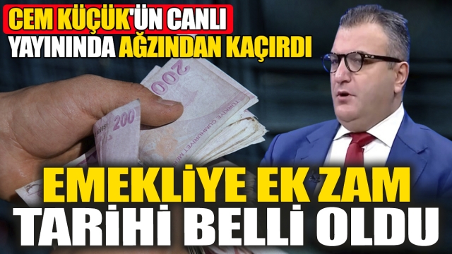 Cem Küçük Canlı Yayınında Açıkladı: Emekliye Ek Zam Tarihi Belli Oldu!