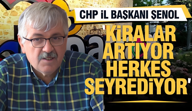 CHP Isparta İl Başkanı Vedat Şenol Kira Artışlarına Tepki Gösterdi