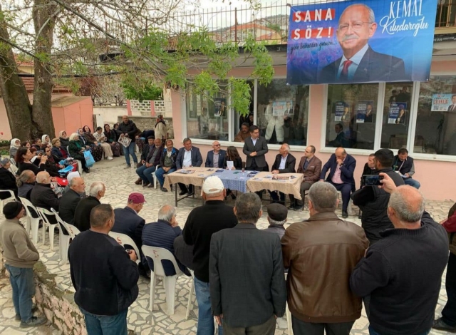 "CHP Milletvekili Adayları Uluğbey'de Halkın İlgisiyle Karşılandı