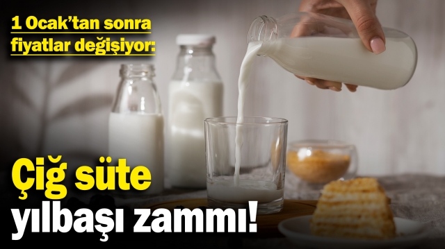 Çiğ Süte Yılbaşı Zammı: Fiyatlar 1 Ocak'tan İtibaren Artıyor