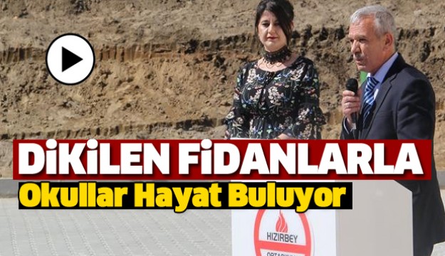 Çocukların Diktiği Fidanlarla Okullar Hayat Buluyor