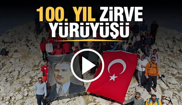 Cumhuriyetimizin 100. Yılında Davraz Dağı Zirve Yürüyüşü