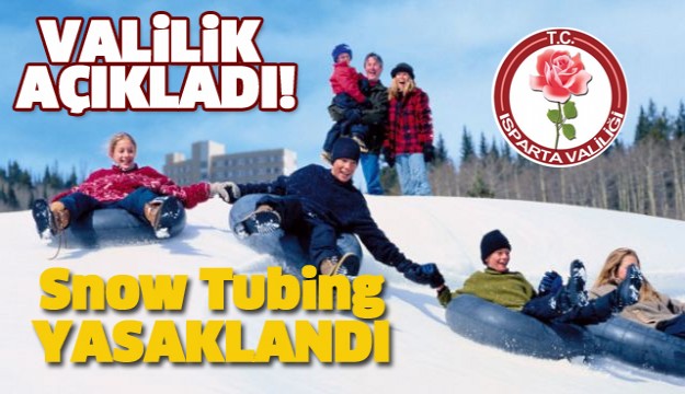 Davraz’da snow tubing yasaklandı  