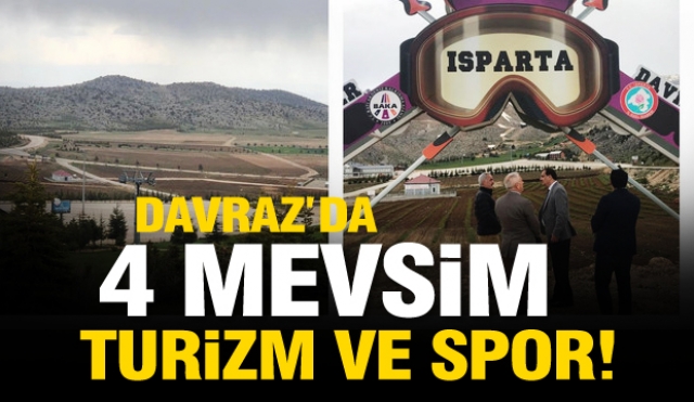 Davraz Kayak Merkezinde  Dört mevsim turizm, dört mevsim spor