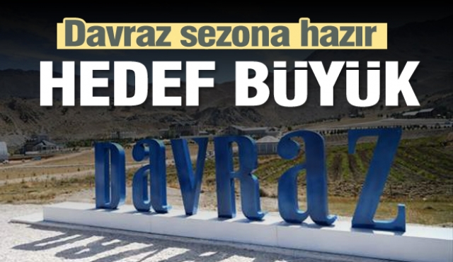 Davraz Kayak Merkezi'nde ziyaretçi hedefi büyük